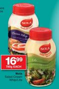 Nola Salad Cream Whip/Lite-780g Each