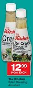 The Kitchen Salad Dressing Assorted-340ml Each Approx 21-25 Prawns.