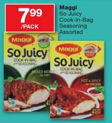 Maggi So Juicy Cook-In-Bag Seasoning Assorted-Per Pack