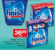 Finish Powerball Dishwasher Tablets-14's, Quantum Tablets-10's Assorted Each