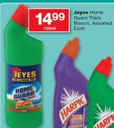 Jeyes Home Guard Thick Bleach Assorted-750ml Each