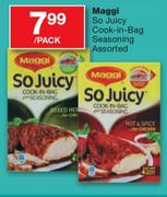 Maggi So Juicy Cook-In-Bag Seasoning Assorted-Per Pack