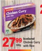 Iceland Chicken Curry With Rice-500g