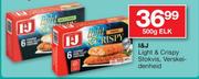 I&J Light & Crispy Stokvis Verskeidenheid-500g Elk