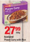 Iceland Prawn Curry With Rice-500g