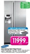 Samsung 660Ltr Side-by-Side Fridge/Freezer RS21HDTPN/XFA
