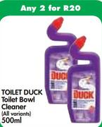 Toilet Duck Toilet Bowl Cleaner(All Variants)-2 x 500ml