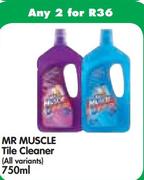 Mr Muscle Tile Cleaner(All Variants)-2 x 750ml