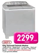 Defy 13kg Twinmaid Twintub Washer DTT165