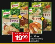 Knorr Sauce/Gravy-4's