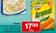 Knorr Aromat Seasoning Trio Refill Pack-200g Each