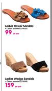 Legend Ladies Wedge Sandals-Per Pair