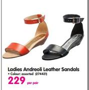 Legend Andreoli Leather Sandals-Per Pair