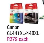 Canon Ink(CL441XL/440XL)-Each