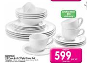 Noritake 20 Piece Arctic White Dinner Set-Per Set