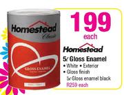 Homestead 5Ltr Gloss Enamel-Each