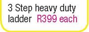 Stramm 3 Step Heavy Duty Ladder