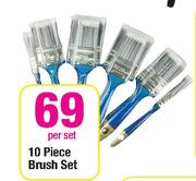 10 Piece Brush Set-Per Set