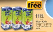  Nutri Kids Ready To Drink 3+ Pre-School Milk-200ml Each