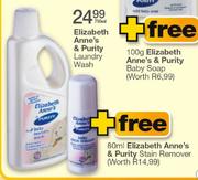  Elizabeth Anne's & Purity Laundry Wash+ Free 80ml Elizabeth Anne's & Purity Stain Remover