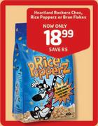 Heart Land Rockerz Choc, Rice Popperz Or Bran Flakes