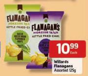 Willards Flanagans Assorted-125g Each