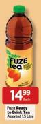 Fuze Ready To Drink Tea Assorted-1.5L Each