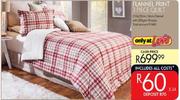 Flannel Print 3 Piece Quilt