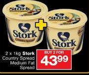 2X1kg Stork Country Spread Medium Fat Spread-Each