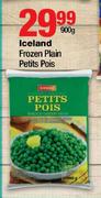 Iceland Frozen Plain Petits Pois-900gm