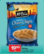 McCain Ovenbake Chips Assorted-1Kg Each