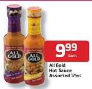 All Gold Hot Sauce Assorted - 125ml Each