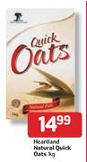 Heartland Natural Quick Oats-1kg