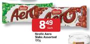 Nestle Aero Slabs Assorted - 100g Each