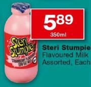 Steri Stumpie Flavoured Milk-350ml Each