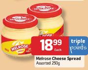 Melrose Cheese Spread Assorted-250g Each