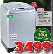 Defy Metallic Top Load Washing Machine-13kg(DTL132)