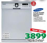 Samsung 12 Plek Silwer Skottelgoedwasser(DMS300TRS)