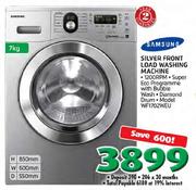 Samsung Silver Front Load Washing Machine-7kg(WF1702WEU)