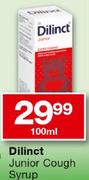 Dilinct Junior Cough Syrup-100ml