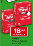 Rennie Antacid tablets-24 Per Pack