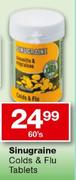 Sinugraine Colds & Flu Tablets-60's