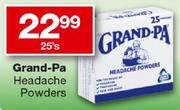 Grand-Pa Headache Powders-25's
