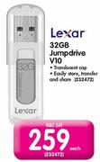 Lexar 32GB Jumpdrive V10-Each