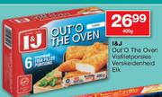 I&J Out'O The Oven Visfiletporsies Verskeidenheid Elk-400g