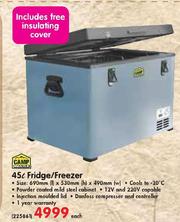 campmaster 45l fridge freezer