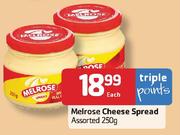 Melrose Cheese Spread Assorted-250g Each