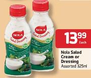 Nola-Salad Cream Or Dressing Assorted-325ml Each