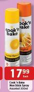 Cook'n Bake Non Stick Spray-300Ml Each