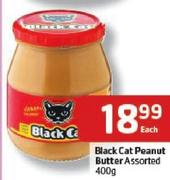 Black Cat Peanut Butter-400Gm
